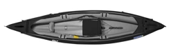 Gumotex Rush 1 Solo Inflatable Sit Inside Kayak Top Deck View