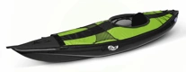 Gumotex Rush 1 Inflatable Solo Performance Kayak With Optional Deck Cover