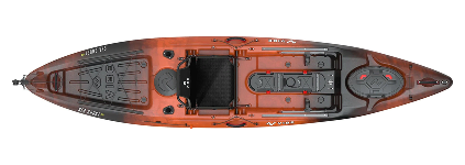 SeaGhost 130 comfortable fishing kayak