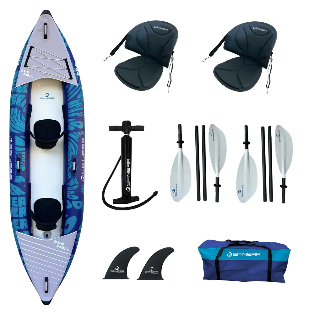 Spinera Duo 340 - 2 Person Inflatable Kayak Package