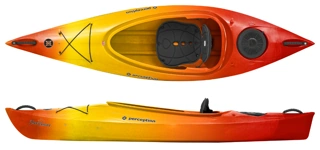 Perception Sundance touring kayak with large open cockpit