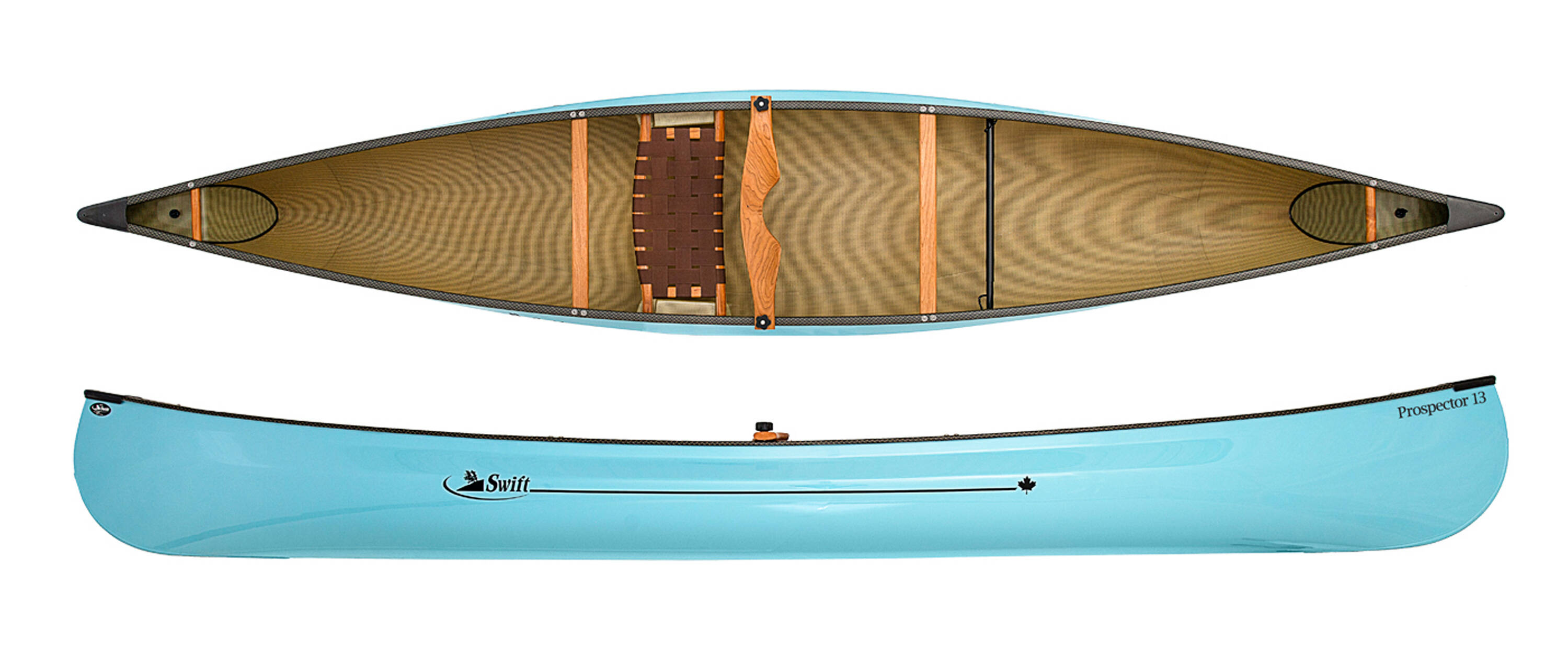 Swift Canoes Prospector 13 - lightweight solo canadian canoe