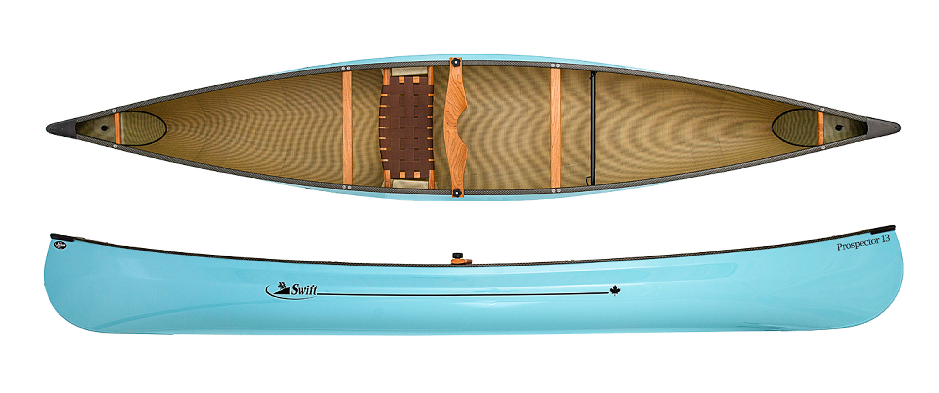Swift Canoes Prospector 13 - lightweight solo canadian canoe