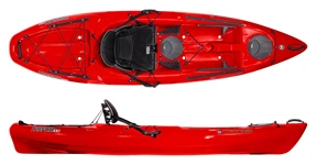 Tarpon 100 compact sit on top kayak in red