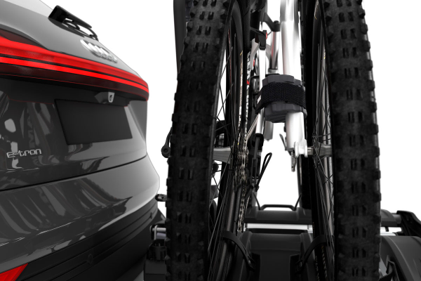Thule Bike Protector on a tow bar mounted bike rack
