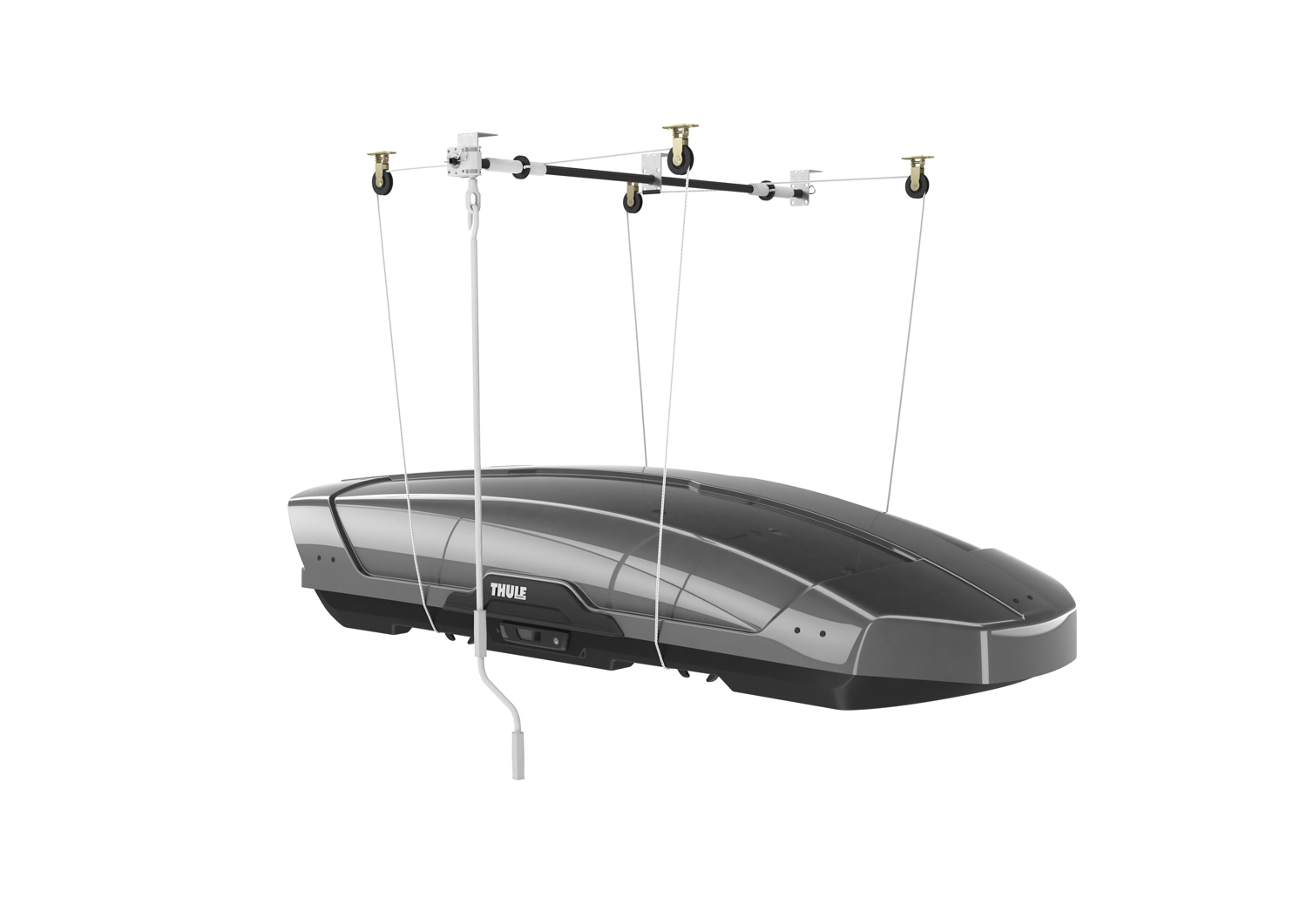 Thule Multilift is a hoist for raising and storing roof loads