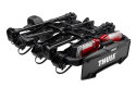 Compact easy to store tow bar bike rack