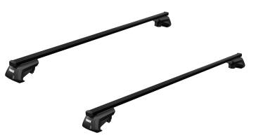 Thule SmartRack XT Squarebar - Black. Roof rack for raised rails