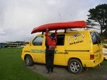 Loading a Triumph 13 Kayak on a roofrack