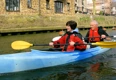 Paddling the Old Town Twin Otter on the River Dart in Totnes