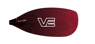 VE Creeker Glass Paddle - Lava Colour