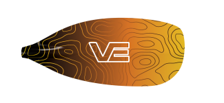 VE Creeker Glass Paddle - Sunrise Colour