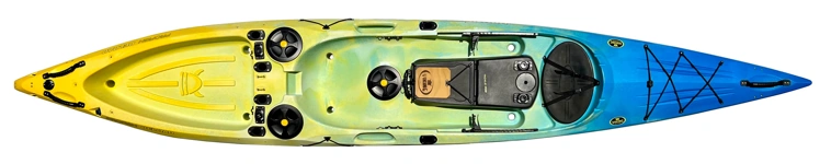 Daybreak Viking Reload Profish Kayaks - Yellow White Blue