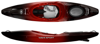 Cherry Bomb Colour Ethos by Wave Sport Kayaks - WhiteOut