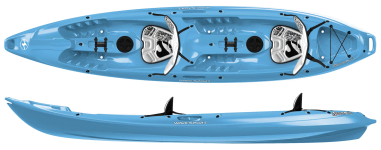 Scooter XT Tandem Sit-on-top Special Maya Blue Colour