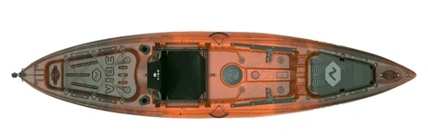 vibe Yellowfin 120 touring kayak wildfire