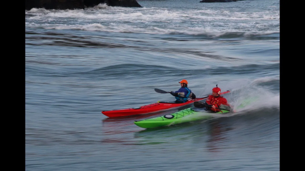 Modern Touring Kayak with Sporty Design