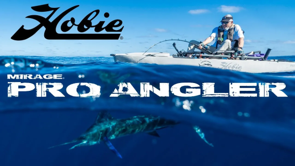 Fully loaded fishing kayak with Mirage Drive 180 s