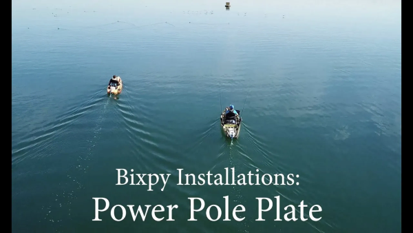 Bixpy Adaptor for Kayaks with a Power-Pole Mount
